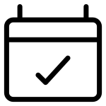 Calendar Check SVG Icon